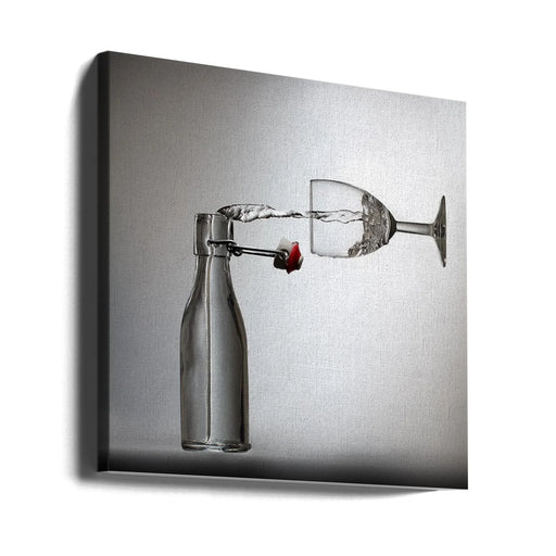 Pouring? Square Canvas Art  Wieteke de Kogel 