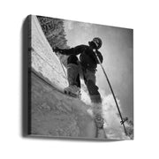 GoPro Rider by Marcel Rebro Square Canvas Print Art for Modern Home Decor. Decorate your office or living room with canvas artwork