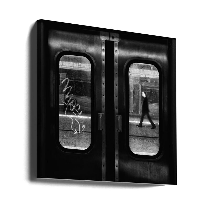 A Lonely Passage Square Canvas Art  Laura Mexia 