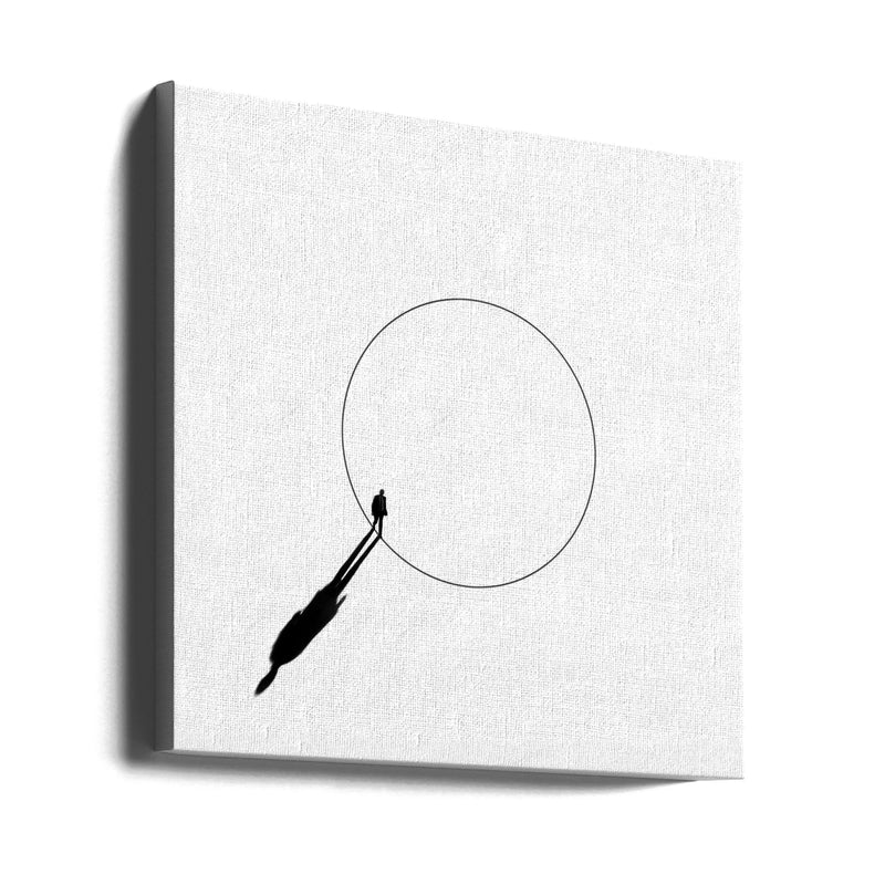 Walking the circle! Square Canvas Art  Huib Limberg 