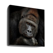 ONE MOMENT IN CONTACT Square Canvas Art  Antje Wenner-Braun 