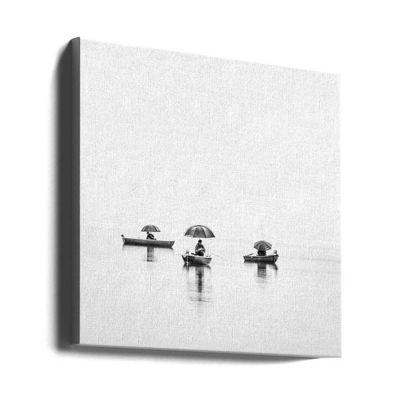 fishermen's world Square Canvas Art  Nina Pauli 