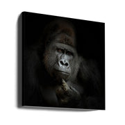 ego cogito, ergo sum Square Canvas Art  Antje Wenner-Braun 