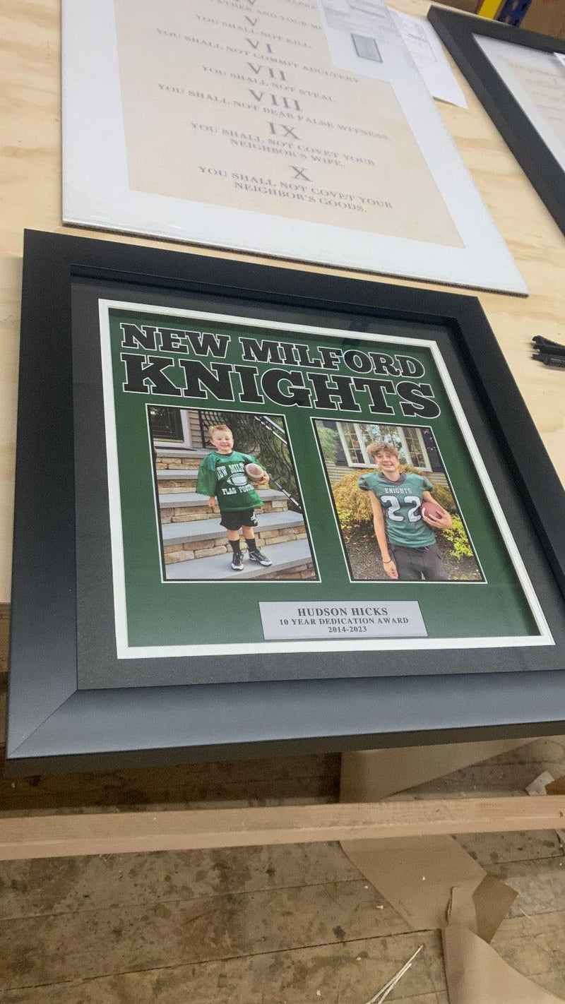 Asw Cheer Craft Frame Cheerleading Jersey Frame Senior Gift | Custom Framed Print