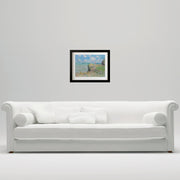 Cliff Walk at Pourville by Claude Monet Classic Art Framed Canvas