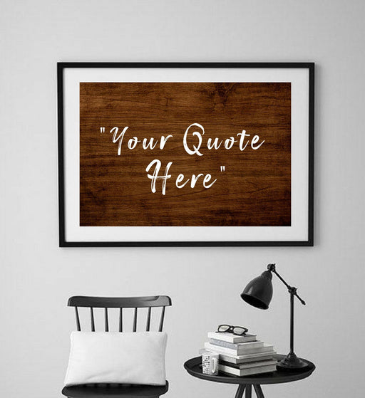 typewriter Custom Personalized Print Poster sign