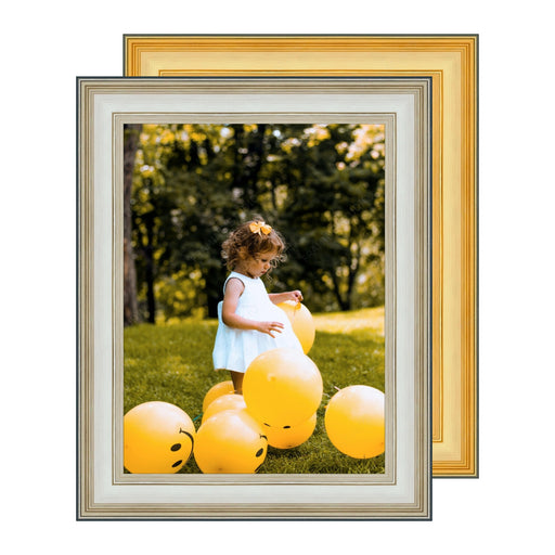 Silver Silver 11x35 Picture Frame 11x35 Frame 11 x 35 Poster Frames 11 x 35