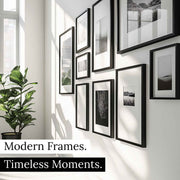 Modern Black 41x46 Picture Frame | 41 x 46 Poster Frame