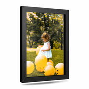 Black 21x25 Picture Frame | Slim Black Frame for Photos or Posters Art