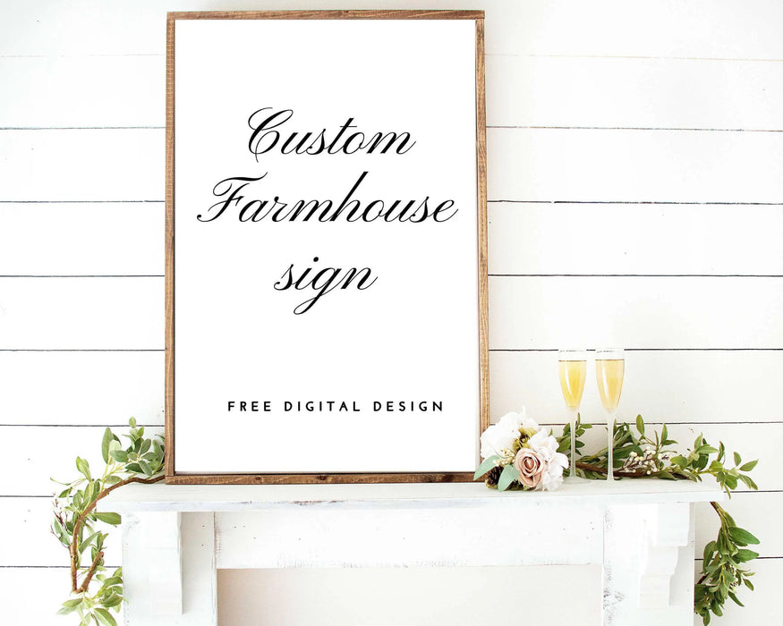 Farmhouse Wood Signs for bedroom