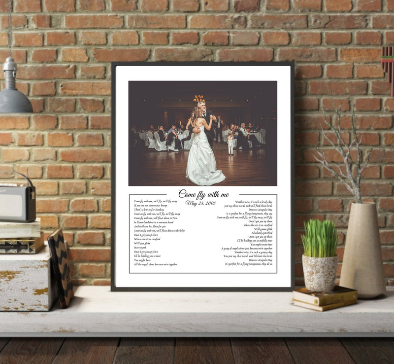 Father Of The Bride Wedding Dance Framed art gift Father Daughter Dance