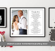 Father Of The Bride Wedding Dance Framed art gift Father Daughter Dance