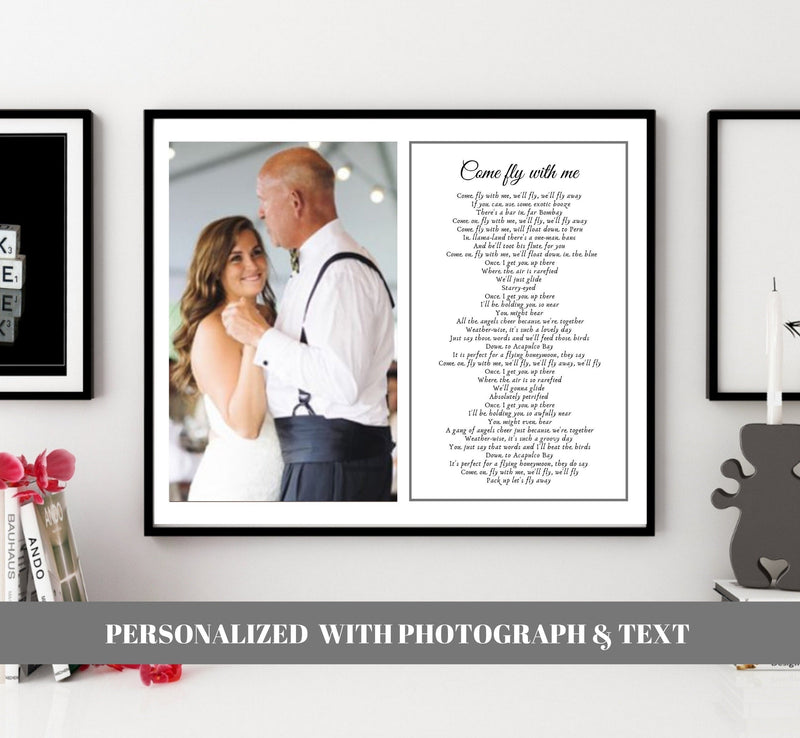 Father Of The Bride Wedding Dance Framed art gift Father Daughter Dance
