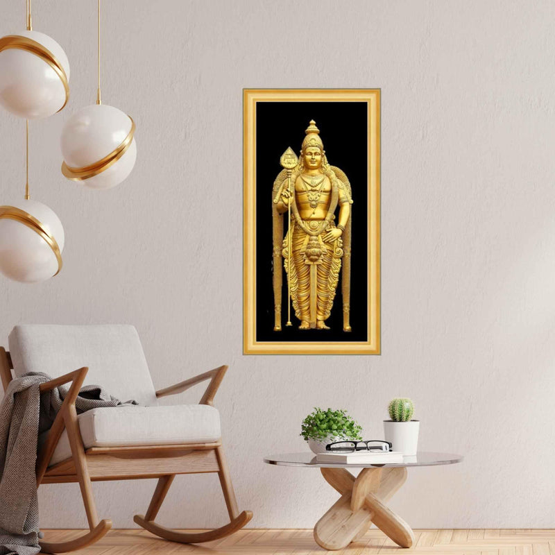 Kartikeya Murugan Photo Frame Wall Decor - Hindu God of War