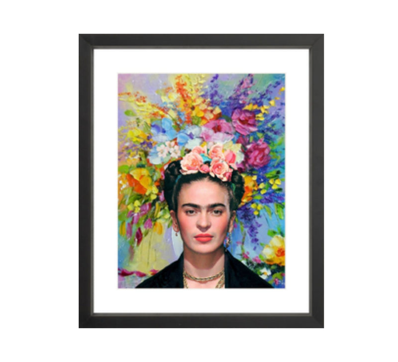 Frida Kahlo painting Modern Framed art  Pop Art