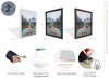 13x5 White Picture Frame For 13 x 5 Poster, Art & Photo