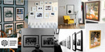7x9 White Picture Frame For 7 x 9 Poster, Art & Photo - Modern Memory Design Picture frames - New Jersey Frame shop custom framing