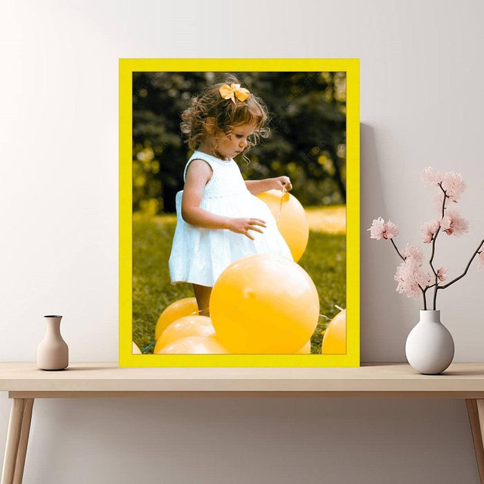 Gallery Wall 24x36 Yellow Picture Frame - 24x36 Memory Design Picture frames - New Jersey Frame shop custom framing
