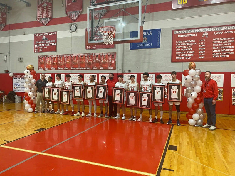 Girls basketball High School Senior Award Night Gift Idea - Jersey Frame Print - Modern Memory Design Picture frames - New Jersey Frame shop custom framing