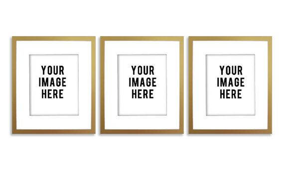 14x18 picture frame gold with mat opening 11x14 inch