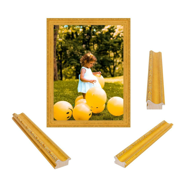 Gold Leaf Ornate Picture Frame - Modern Memory Design Picture frames - New Jersey Frame shop custom framing