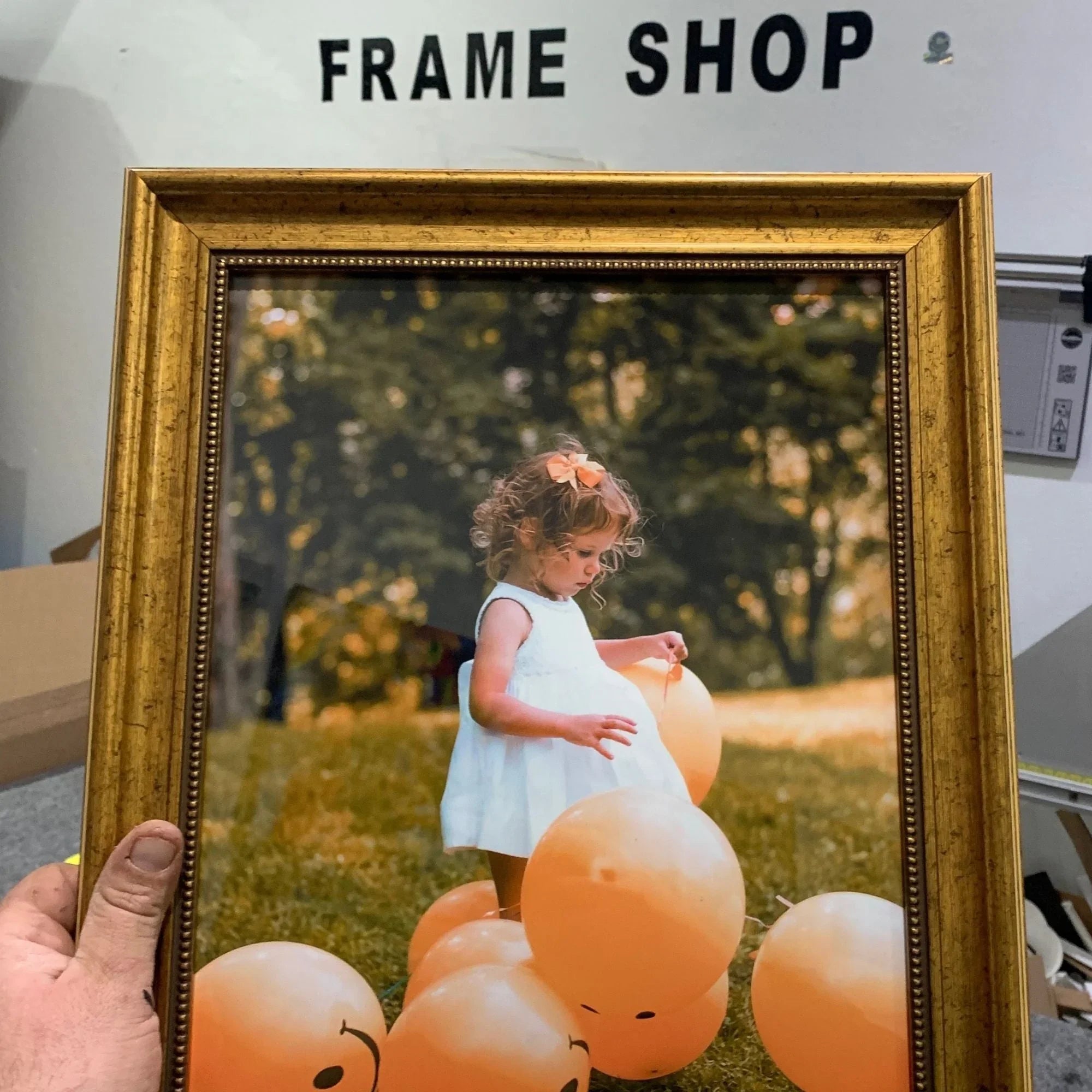 30x30 Antique Gold Picture Frame | Ornate Vintage Frame