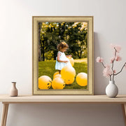 Gold Picture Frame Modern Contemporary with Copper line - Framing - Modern Memory Design Picture frames - New Jersey Frame shop custom framing