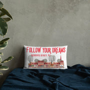 Hasbrouck Heights New Jersey Follow your Dream Pillow Case - Modern Memory Design Picture frames - New Jersey Frame shop custom framing