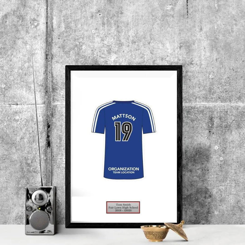 High School Football Basketball Baseball Senior Jersey Frame
