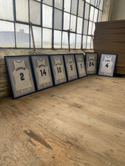 Hockey High School Senior Award Night Gift Idea - Jersey Print Frame - Modern Memory Design Picture frames - New Jersey Frame shop custom framing