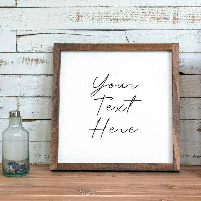 Home sweet home wood sign decor