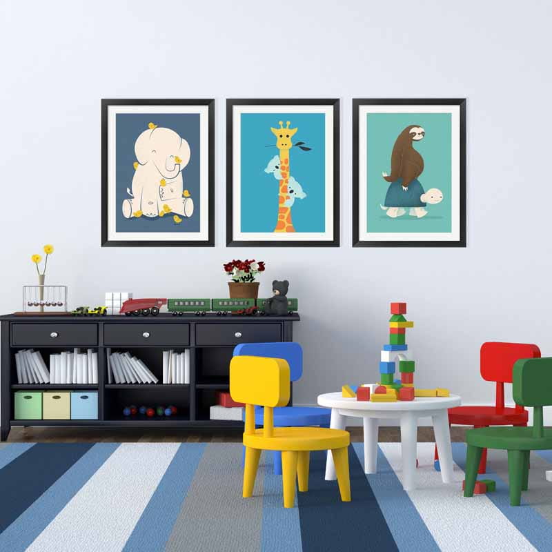 Animals with Kinder Chic Style