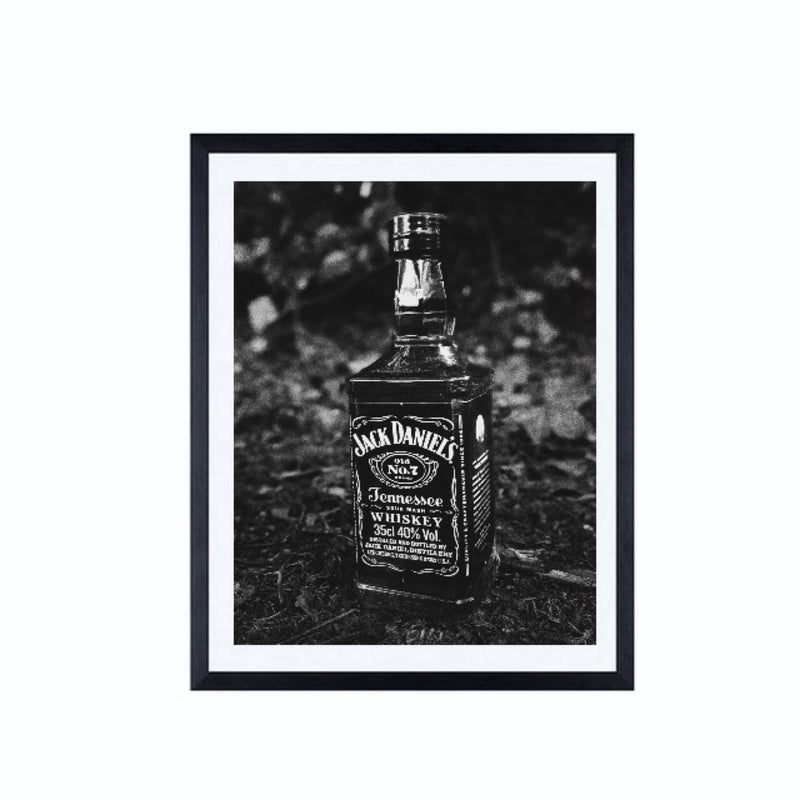 Man Cave gift for him Cigar Vintage Car whiskey art picture frame