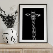 Giraffe Portrait Framed Art WildPhotoArt | Home or Office Art