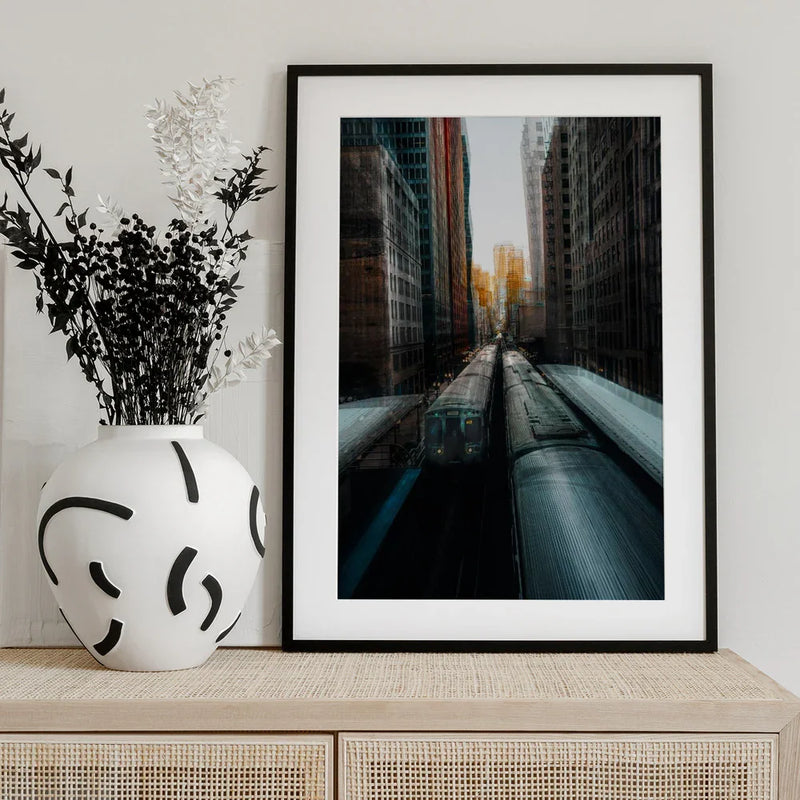 Chicago's Station Framed Art Carmine Chiriacò | Home or Office Art