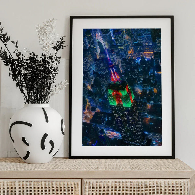 Flying NYC Framed Art Javier de la Torre | Home or Office Art