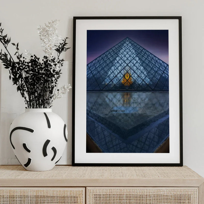 The piramid Framed Art Jorge Lopez Noval | Home or Office Art
