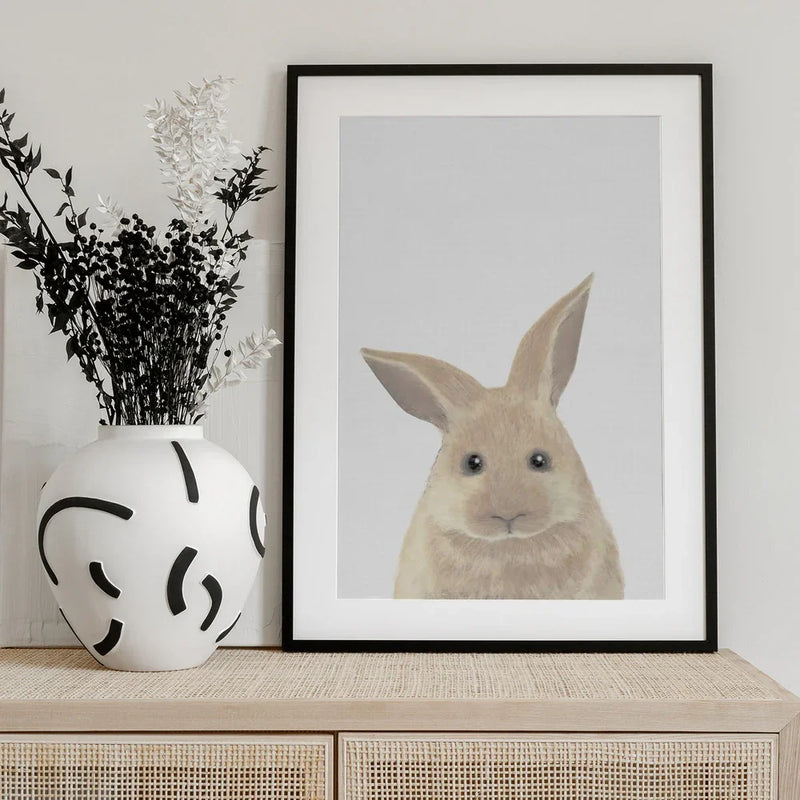 Rabbit Framed Art Pictufy Studio II | Home or Office Art