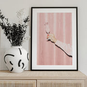 Here's To Pink 02 - Pictufy Studio III Framed Art | Home or Office Art