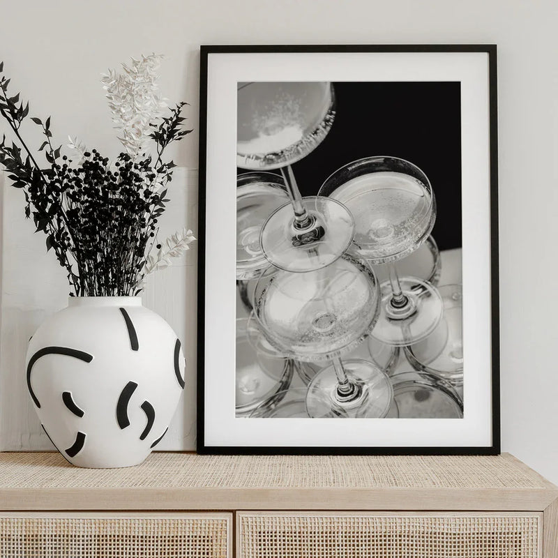 Champagne tower_5 - Pictufy Studio III Framed Art | Home or Office Art