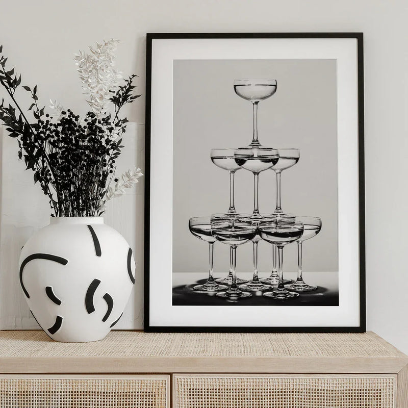 Champagne tower_6 - Pictufy Studio III Framed Art | Home or Office Art