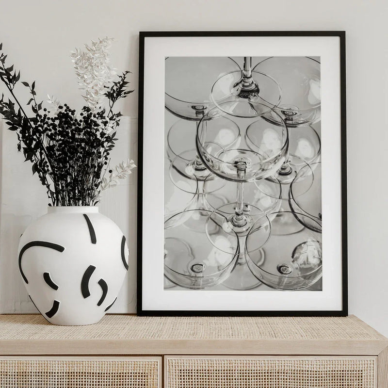 Champagne tower_7 - Pictufy Studio III Framed Art | Home or Office Art
