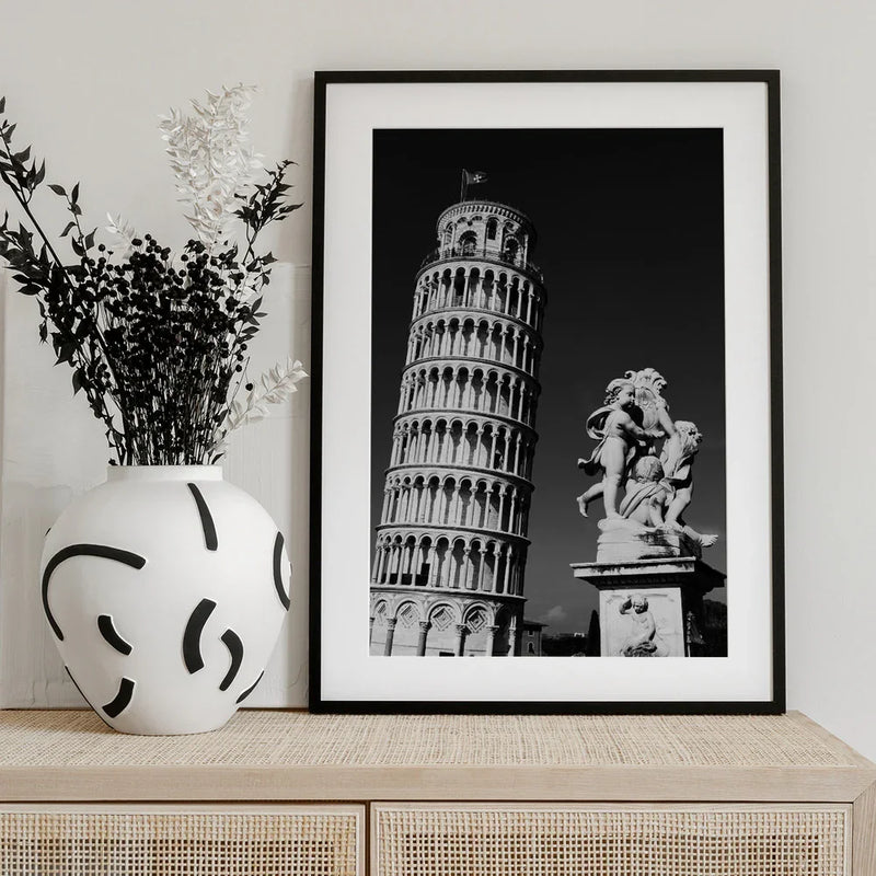 The Leaning Tower of Pisa Framed Art Sonya Liu | Home or Office Art