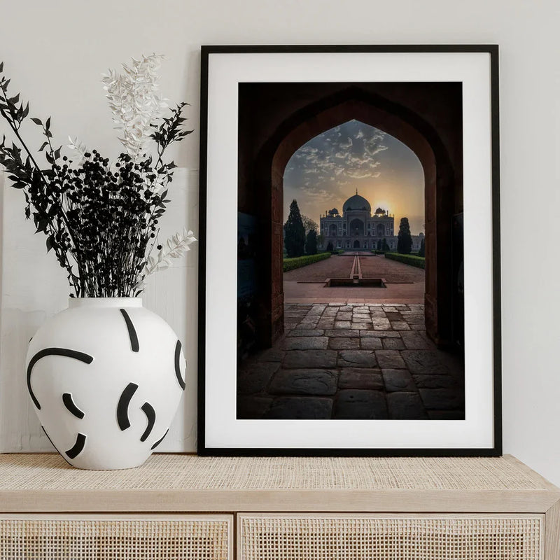 Humayun tomb Framed Art Glowing frame ! Framed Art Ramamurthi Palaniraman | Home or Office Art