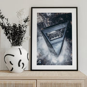 The Triangle Framed Art Aron Tien | Home or Office Art