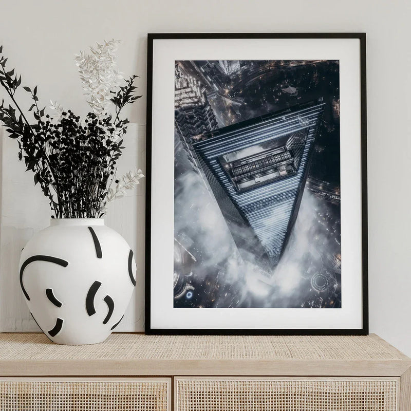 The Triangle Framed Art Aron Tien | Home or Office Art