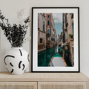 Boat on the river Framed Art Drita Stefan | Home or Office Art