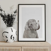 Baby Elephant Framed Art Kathrin Pienaar | Home or Office Art