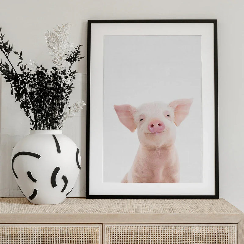Baby Pig Framed Art Kathrin Pienaar | Home or Office Art