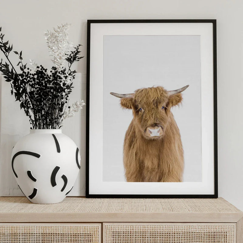 Baby Cow Framed Art Kathrin Pienaar | Home or Office Art